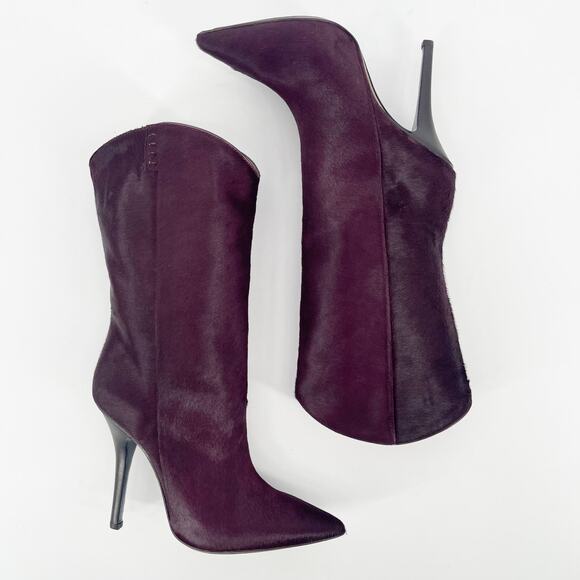 Lucchese Deep Purple Heeled Boots - Picture 4 of 12